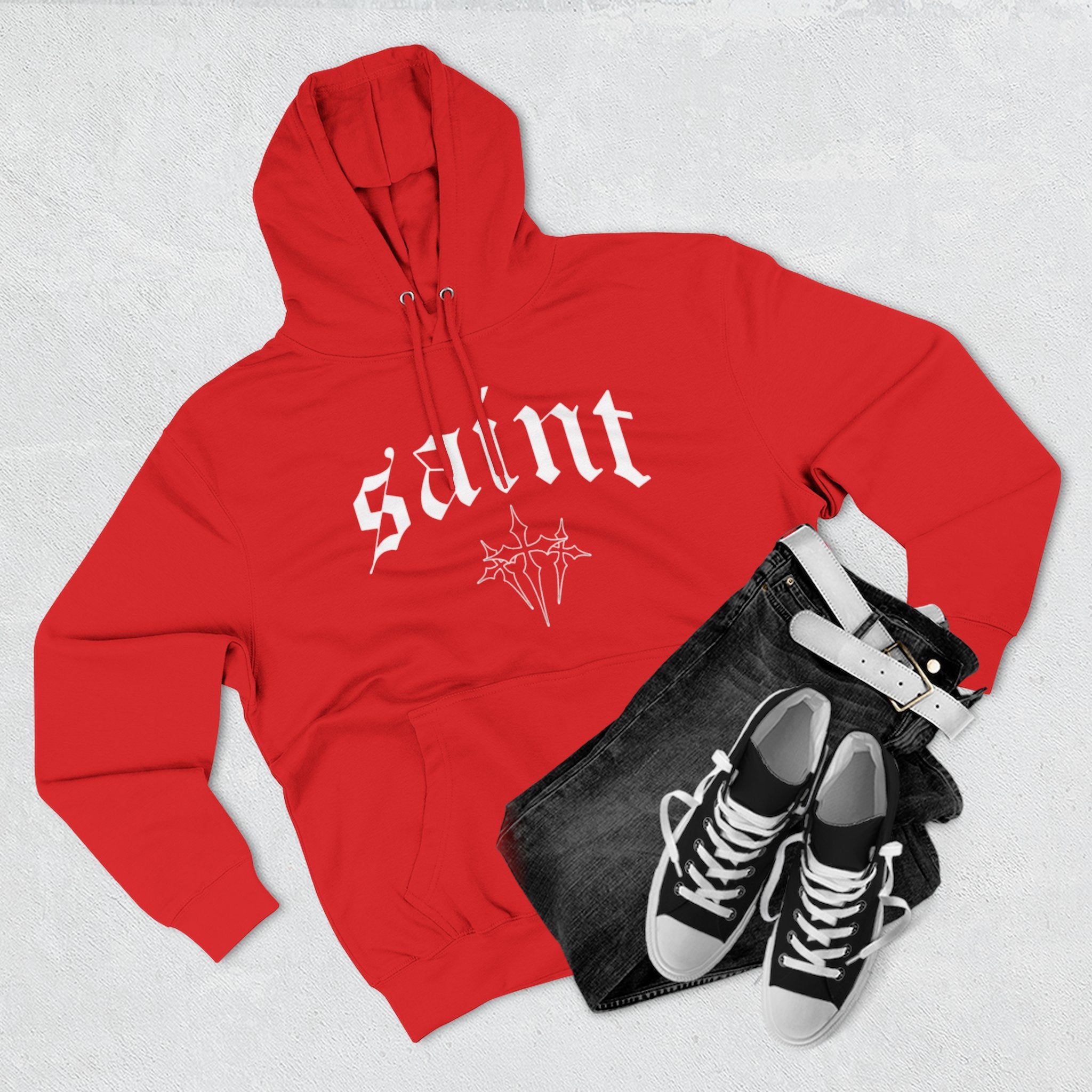 Copy of Fleece Hoodie - Saint Jesus Design