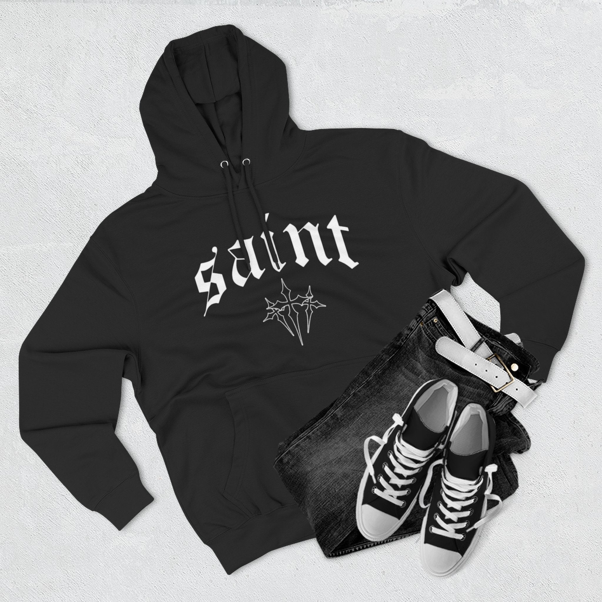 Copy of Fleece Hoodie - Saint Jesus Design