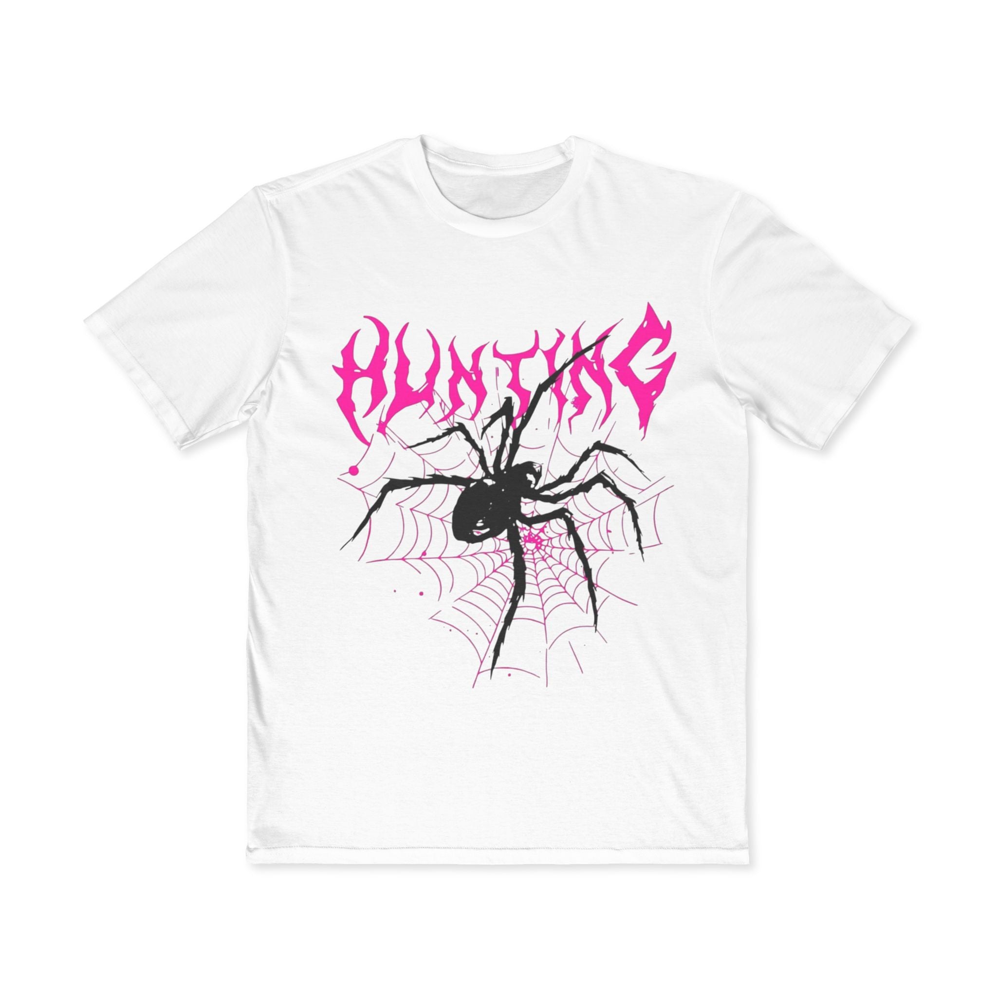 Edgy Graphic Tee, Spider Web Shirt, Halloween Apparel, Men's Casual Wear, Gift for Him