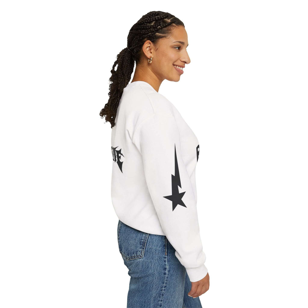 Realistic Trust Issue Graphic Crewneck Sweatshirt