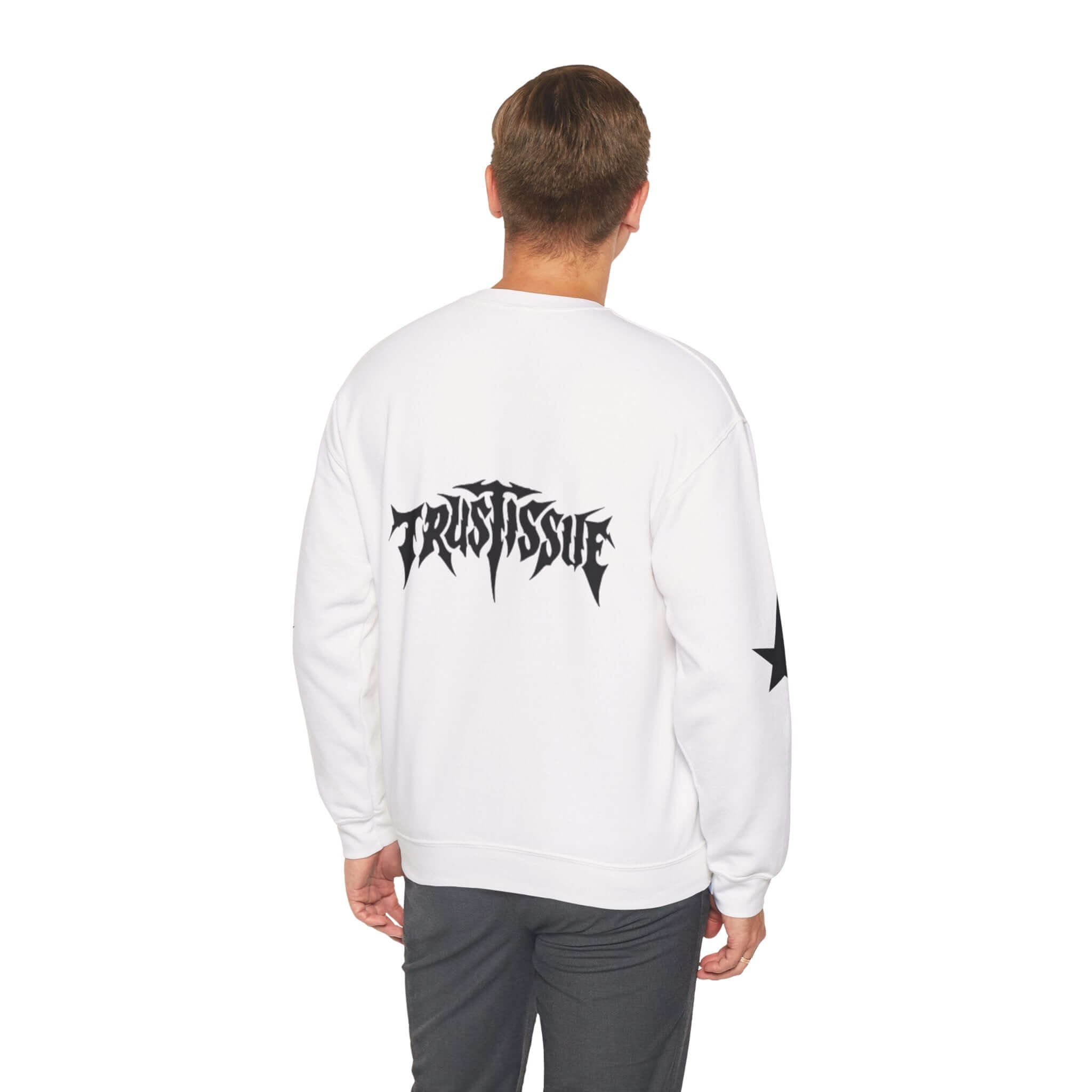 Realistic Trust Issue Graphic Crewneck Sweatshirt