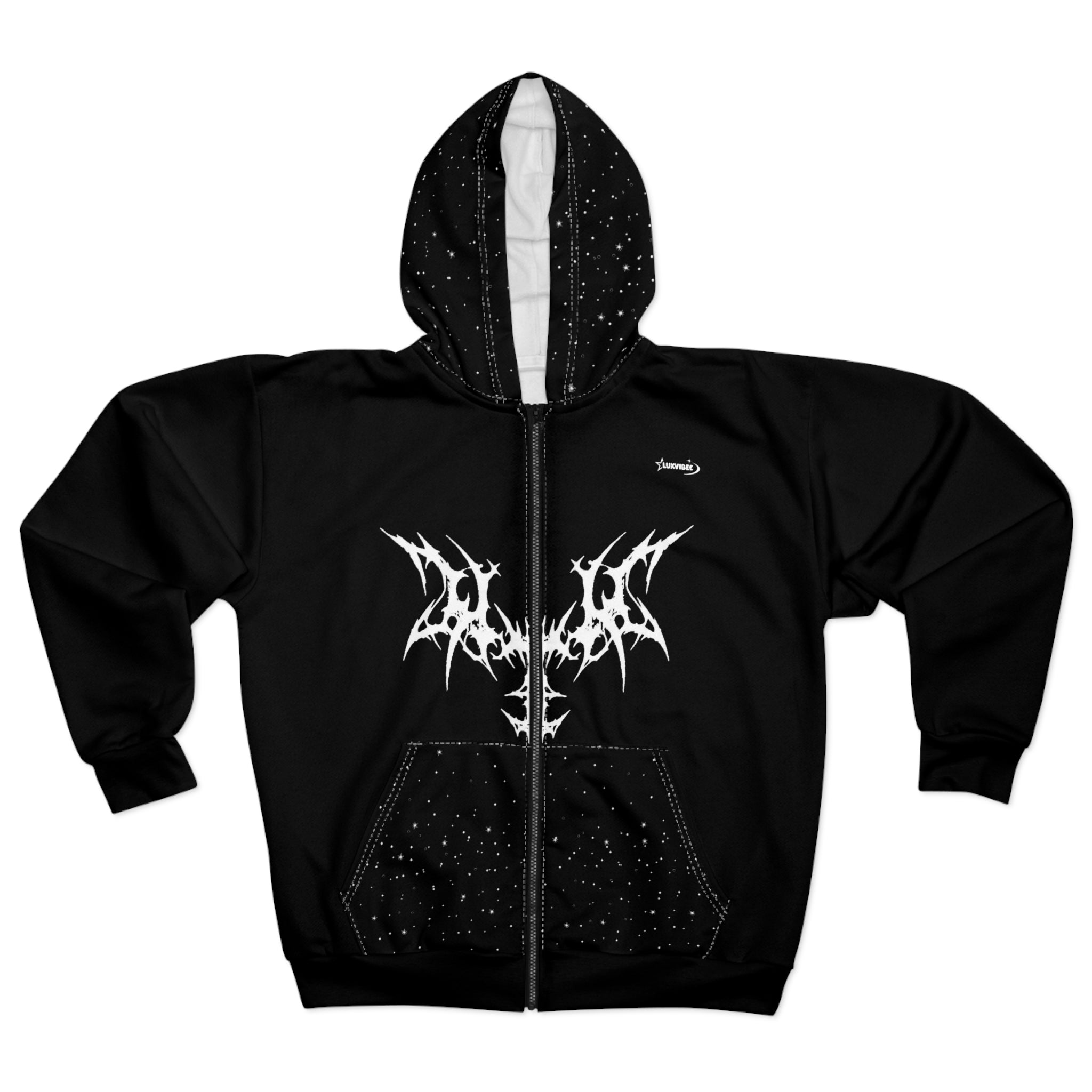 Men's Full Zip Hoodie with New Life Design