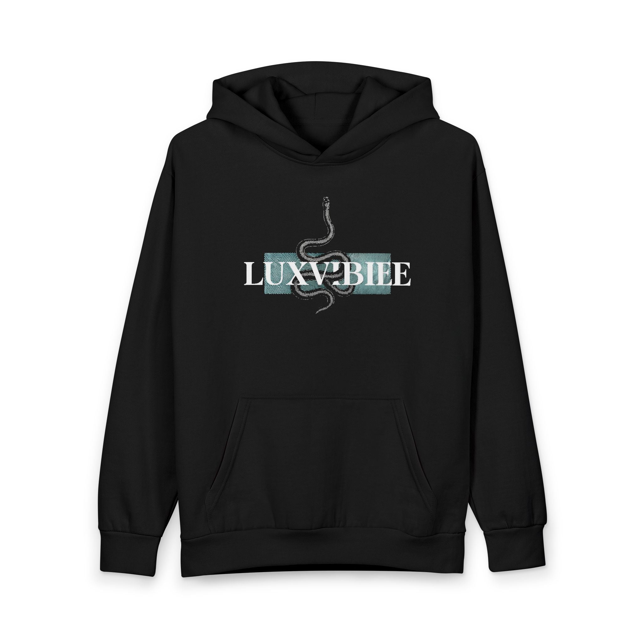 Snake Logo Urban Hoodie - LUXVBIIE Streetwear Pullover