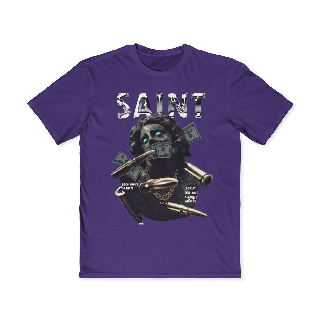 Copy of Copy of Men's Graphic Tee, Edgy Streetwear, Casual Outfit, Gift for Him, Cool Summer Shirt, Statement T-Shirt, Saint Design