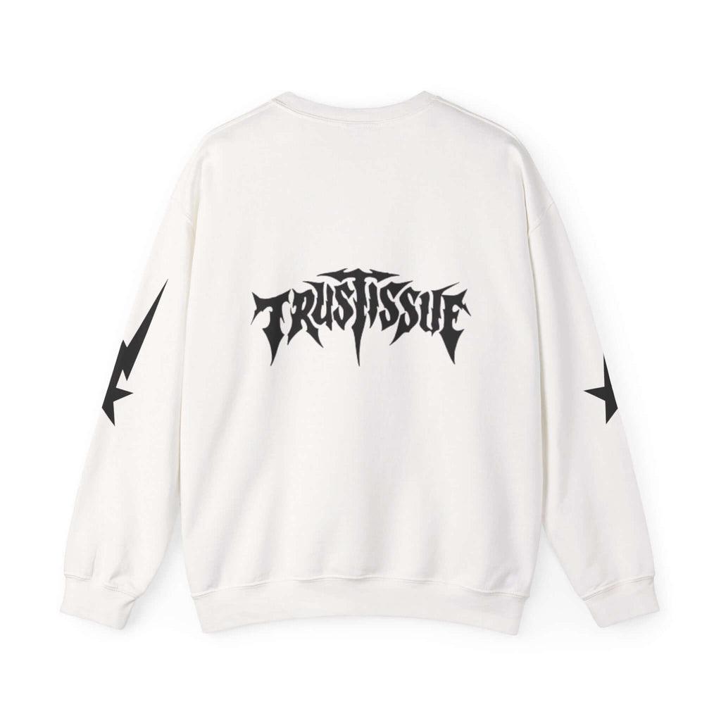 Realistic Trust Issue Graphic Crewneck Sweatshirt
