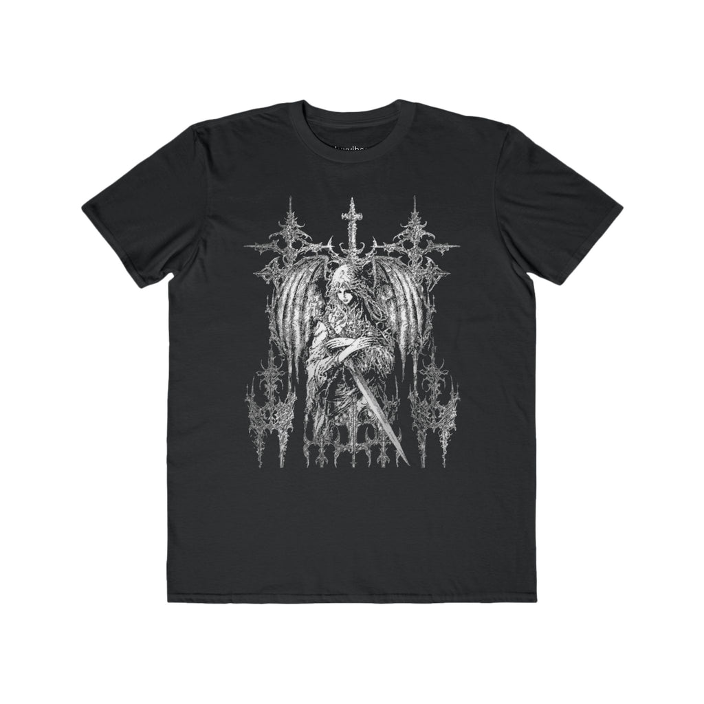 Copy of Men's Gothic Winged Angel Tee - Edgy Graphic Shirt, Casual Wear, Music Concert, Gift for Him, Festival Attire
