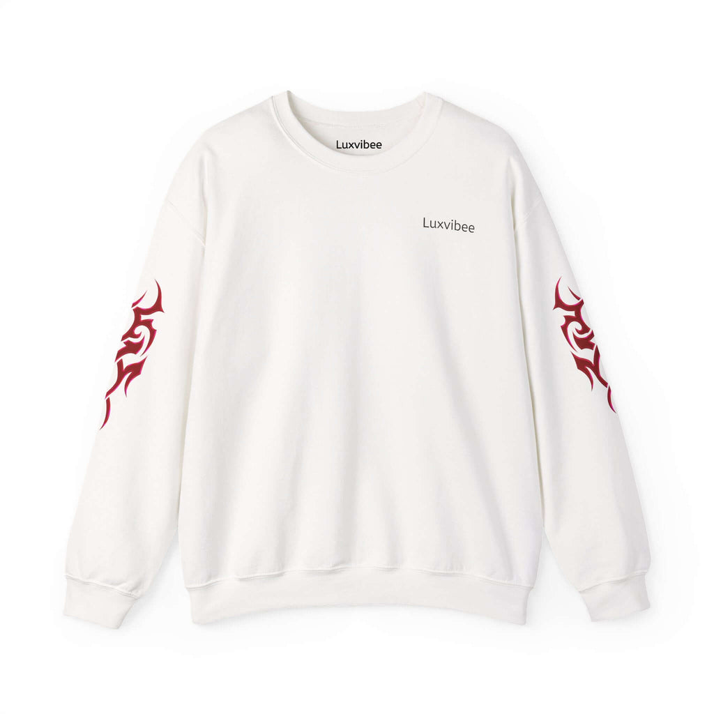 Gothic Spider Crewneck Sweatshirt - Edgy Unisex Heavy Blend Apparel